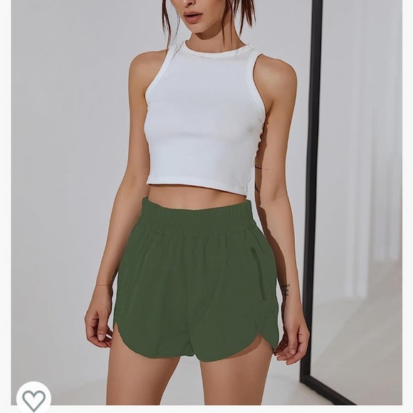 BMJL Women's Running Shorts Elastic High Waisted Shorts - Picture 1 of 4